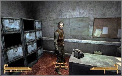 Na ten temat porozmawiasz jednak w jego biurze - udaj się za nim - Zwrot do nadawcy | Zadania poboczne | Solucja Fallout New Vegas - Fallout: New Vegas - poradnik do gry