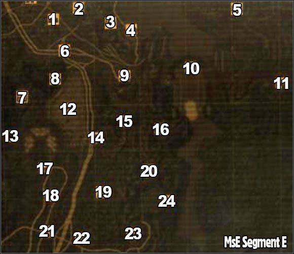 1 - Segment E | Mapa świata | Zadania główne i poboczne Fallout New Vegas - Fallout: New Vegas - poradnik do gry