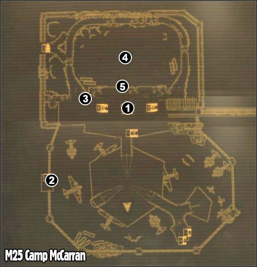 1 - M25 - Camp McCarran | Mapy Fallout New Vegas - Fallout: New Vegas - poradnik do gry