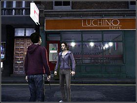 Teraz, już bez peleryny, możesz udać się do pobliskiej kawiarni - Misja 3- Kryjówka | Opis przejścia Harry Potter i Insygnia Śmierci - Harry Potter i Insygnia Śmierci - część 1 - poradnik do gry