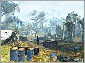 Twoim głównym zadaniem będzie jednak obrona ludzi w obozowisku, przed kolejnymi falami przeciwników - Konfrontacja (6)- Ruiny | Opis przejścia Harry Potter i Insygnia Śmierci - Harry Potter i Insygnia Śmierci - część 1 - poradnik do gry