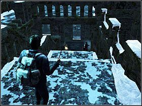 Najlepszym miejsce do początkowej walki jest piętro ruin - Konfrontacja (15)- Mglista dolina | Opis przejścia - Harry Potter i Insygnia Śmierci - część 1 - poradnik do gry