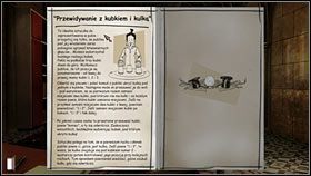 Zauważ pozostawione nieopodal drzwi pokoju 302 kubki i kulkę do popularnej zabawy z przemieszczającą się kulką - Rozdział szósty (2) | Opis przejścia Gray Matter - Gray Matter - poradnik do gry