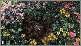 Znajdziesz tam kupkę świeżej ziemi (zgodnie z treścią zagadki) - Rozdział pierwszy (2) | Opis przejścia Gray Matter - Gray Matter - poradnik do gry