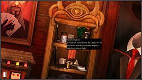 Z wysokiego regału obok automatu weź pułapkę błyskową (4 pkt - Rozdział czwarty (1) | Opis przejścia Gray Matter - Gray Matter - poradnik do gry