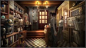 Opuść sklepik i udaj się na Queen Street (na lewo od wieży w centrum) - Rozdział czwarty (1) | Opis przejścia Gray Matter - Gray Matter - poradnik do gry