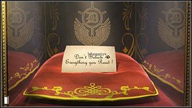 Natomiast drzwi w głębi pomieszczenia (na wprost) prowadzą do bardzo interesującej salki (udaj się tam - 3 pkt - Rozdział ósmy (1) | Opis przejścia Gray Matter - Gray Matter - poradnik do gry