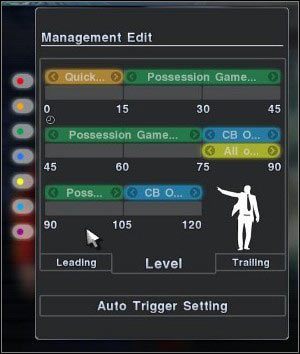 Long Ball - zawodnicy są przygotowani na zagrywanie długich piłek do napastników - Zależna od minuty i wyniku w Pro Evolution Soccer 2011 | Taktyka - Pro Evolution Soccer 2011 - poradnik do gry