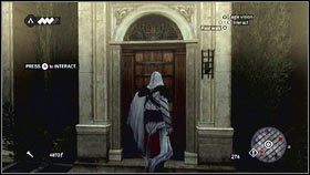 Po walce ucieknij z miejsca zbrodni [1], obniż wskaźnik Notoriety [2] i odszukaj kolejną misję - Sekwencja 4 - Den of Thieves (3) | Opis przejścia AC Brotherhood - Assassins Creed: Brotherhood - poradnik do gry