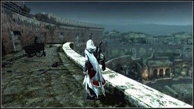 Na szycie znajdziesz kolejny biały punkt [1] - Sekwencja 7 - The Key to the Castello (2) | Opis przejścia AC Brotherhood - Assassins Creed: Brotherhood - poradnik do gry