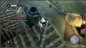 Teraz twoim zadaniem jest śledzenie jej, uważając, żeby cię nie zauważyła - Zadania kurtyzan (1) | Zadania poboczne | Assassins Creed Brotherhood - Assassins Creed: Brotherhood - poradnik do gry