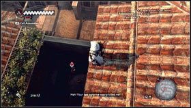 Po egzekucji wejdź na dach i podążaj dalej za kurtyzaną, nie dając się zauważyć straży - Zadania kurtyzan (2) | Zadania poboczne | Assassins Creed Brotherhood - Assassins Creed: Brotherhood - poradnik do gry