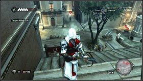 W tym zadaniu twoim celem jest sześciu żołnierzy patrolujących teren na zachód od gołębnika - Kontrakty assassynów (2) | Zadania poboczne | Assassins Creed Brotherhood - Assassins Creed: Brotherhood - poradnik do gry