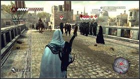 Ikona wskazująca to zadanie na mapie, jest niestety przykryta przez symbol schronienia Ezio, więc żeby ja zobaczyć, użyj mocnego zooma [1] - Kontrakty assassynów (2) | Zadania poboczne | Assassins Creed Brotherhood - Assassins Creed: Brotherhood - poradnik do gry
