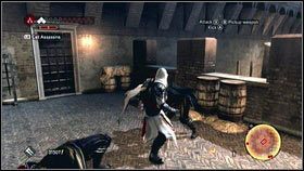 Gdy będziesz na szczycie [1], zeskocz po drugiej stronie, a następnie zabij wszystkich przeciwników [2] - Kontrakty assassynów (2) | Zadania poboczne | Assassins Creed Brotherhood - Assassins Creed: Brotherhood - poradnik do gry