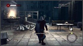 Znajdziesz się w ten sposób w kolejnym małym labiryncie - Legowiska Romulusa (3) | Zadania poboczne | Assassins Creed Brotherhood - Assassins Creed: Brotherhood - poradnik do gry