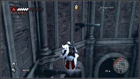 Goniąc go, dotrzesz do komnaty, w której duchowny skorzysta z windy - Legowiska Romulusa (6) | Zadania poboczne | Assassins Creed Brotherhood - Assassins Creed: Brotherhood - poradnik do gry