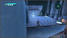 Stajemy w punkcie aktywującym punkt chwytny i wskakujemy na poruszającą się platformę - Rozdział 3 - Arjia (1) | Opis przejścia Tron Evolution - Tron Evolution - poradnik do gry