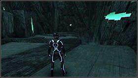 GIBSON - Łapiemy je podczas walki z Gibsonem na ścianie przedzielającej dwie umieszczone wyżej platformy - Rozdział 5 | Akta Trona - lokalizacje | Tron Evolution - Tron Evolution - poradnik do gry