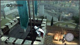 Trzecie piórko jest na południowej wieży fortu [1] [2] - Opis szczegółowy - Piórka | Znajdźki | Assassins Creed Brotherhood - Assassins Creed: Brotherhood - poradnik do gry