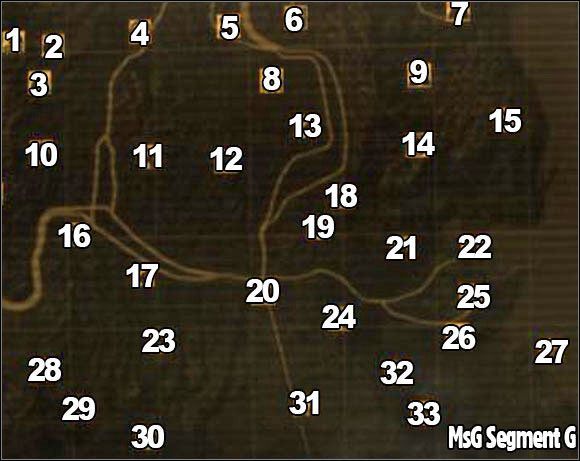 1 - Segment G | Mapa świata | Atlas świata Fallout New Vegas - Fallout: New Vegas - poradnik do gry