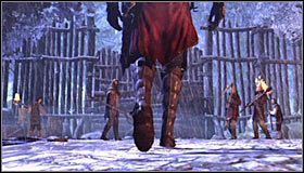 Etap ten rozpocznie się od ładnie wykonanego filmowego wprowadzenia #1 #2, po zakończeniu którego znajdziesz się wewnątrz wioski masowo atakowanej przez wilkołaki - Etap 1 - Besieged Village | Rozdział 1 | Solucja Castlevania Lords of Shadow - Castlevania: Lords of Shadow - poradnik do gry