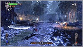 Zacznij od zapoznania się z dwoma podstawowymi typami ataków - Etap 1 - Besieged Village | Rozdział 1 | Solucja Castlevania Lords of Shadow - Castlevania: Lords of Shadow - poradnik do gry