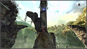 Musisz się teraz wspiąć na wyższy poziom platformy, na której obecnie przebywasz #1 - Etap 3 - The Dead Bog (3) | Rozdział 1 | Solucja Castlevania Lords of Shadow - Castlevania: Lords of Shadow - poradnik do gry