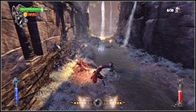 Kieruj się w stronę lewych schodów #1, a następnie zeskocz na dół - Etap 1 - Enchanted Forest (1) | Rozdział 2 | Solucja Castlevania Lords of Shadow - Castlevania: Lords of Shadow - poradnik do gry