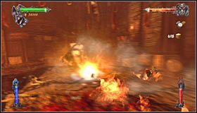Zacznijmy oczywiście od prześledzenia głównych ataków bossa - Etap 4 - Refectory (1) | Rozdział 6 | Solucja Castlevania Lords of Shadow - Castlevania: Lords of Shadow - poradnik do gry
