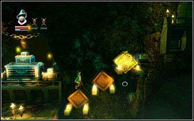 Następnie zwalcz znajdujące się tam szkielety i przejdź do miejsca, gdzie wydostawać się będą kule ognia - Etap 3- Wolvercote Catacombs (2) | Opis przejścia Trine - Trine - poradnik do gry