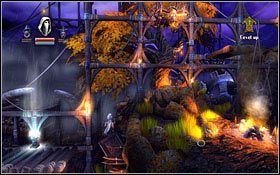 Pod wspomnianym punktem kontrolnym ukryta jest mikstura - Etap 4- Dragon Graveyard | Opis przejścia Trine - Trine - poradnik do gry