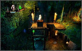 Dotrzesz w ten sposób do drewnianego rusztowania - Etap 6- Crypt of the Damned (1) | Opis przejścia Trine - Trine - poradnik do gry