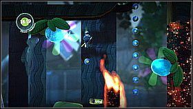 Po wybiciu się z trzeciej skoczni w kolejności trzymamy się lewej strony - złapiemy kluczyk - Casa Del Higginbotam | Azyl Ewy | LittleBigPlanet 2 - LittleBigPlanet 2 - poradnik do gry