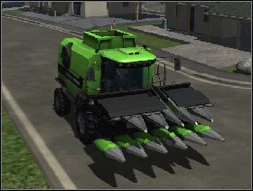 Jednak umożliwia on - jako jedyny - koszenie kukurydzy za pomocą specjalnej przystawki - Kombajny | Sprzęt w Symulator Farmy 2011 - Symulator Farmy 2011 - poradnik do gry