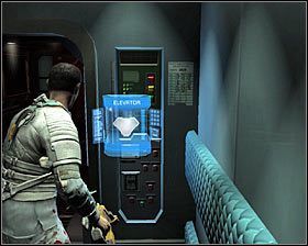 Po chwili powinieneś dotrzeć do windy #1 prowadzącej do [Patient Rec Room] - Rozdział 1 (1) | Opis przejścia gry Dead Space 2 - Dead Space 2 - poradnik do gry