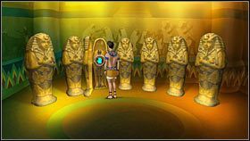 Następnie przejdź w prawo (do samego końca) i wejdź w drzwi pomiędzy kolumnami po prawej - Rozdział 3 - Dan | Opis przejścia The Next Big Thing - The Next Big Thing - poradnik do gry