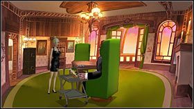 Przyjrzyj się tarczy do rzutek, po czym zabierz pudełeczko z rzutkami - Rozdział 4 - Liz | Opis przejścia The Next Big Thing - The Next Big Thing - poradnik do gry