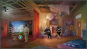 Znajdziesz się w korytarzu MKO Studios, firmy FitzRandolpha, gdzie przejdź w lewo i wejdź w drzwi po lewej - Rozdział 6 - Dan (1) | Opis przejścia The Next Big Thing - The Next Big Thing - poradnik do gry