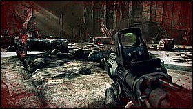 Ukryj się za murkiem i zlikwiduj trzech Higów, którzy pojawią się na górze - Rozkaz ewakuacji (1) | Opis przejścia Killzone 3 - Killzone 3 - poradnik do gry