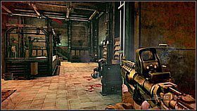 Przeładuj broń i biegnij sprintem w stronę wejścia do głównego budynku - Mroźne wtargnięcie (4) | Opis przejścia Killzone 3 - Killzone 3 - poradnik do gry