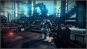 W pewnym momencie pojawią się oddziały z plecakami odrzutowymi - Infiltracja Stahl Arms (2) | Opis przejścia Killzone 3 - Killzone 3 - poradnik do gry