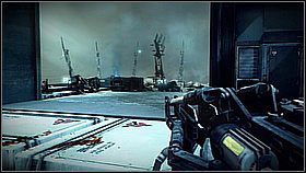 W razie potrzeby przeładuj broń przy wejściu do boksów fabrycznych - Infiltracja Stahl Arms (2) | Opis przejścia Killzone 3 - Killzone 3 - poradnik do gry