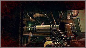 Udaj się w dalszą drogę, ale uważaj za kolejnym zakrętem - naprzeciwko zobaczysz przeciwnika z wyrzutnią rakiet - Skrót przez złomowisko (2) | Opis przejścia Killzone 3 - Killzone 3 - poradnik do gry