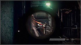 Wróć na lewą flankę - upewnij się, że przedpole jest czyste i przebiegnij szybko do przodu - jak najdalej się da, ale nie wchodź po schodach do karabinów stacjonarnych - Dzień sądu (2) | Opis przejścia Killzone 3 - Killzone 3 - poradnik do gry