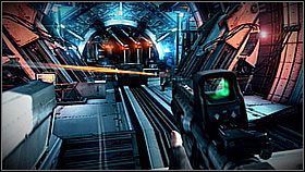 Na górnej platformie znajdziesz skrzynię z amunicją - Przechwycenie (1) | Opis przejścia Killzone 3 - Killzone 3 - poradnik do gry