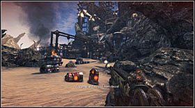 Nieco dalej znajdować się będzie bardziej otwarta przestrzeń - Akt I - Rozdział 1 | Opis przejścia Bulletstorm - Bulletstorm - poradnik do gry