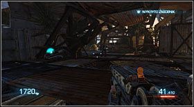 Po wylądowaniu znajdziesz się w pobliżu Zasobnika - nie omieszkaj do niego zajrzeć - Akt I - Rozdział 2 (1) | Opis przejścia Bulletstorm - Bulletstorm - poradnik do gry