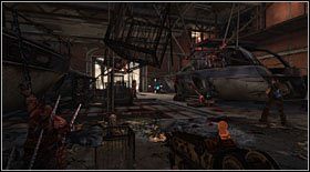 Po drodze miniesz hangar z łodziami, gdzie znajdziesz kolejny Zasobnik (z karabinem snajperskim do odblokowania) - Akt III - Rozdział 1 (1) | Opis przejścia Bulletstorm - Bulletstorm - poradnik do gry