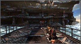 Po drugiej stronie natkniesz się na podniesiony pomost - Akt III - Rozdział 2 | Opis przejścia Bulletstorm - Bulletstorm - poradnik do gry